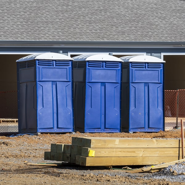 are there any restrictions on where i can place the porta potties during my rental period in Marysville OH